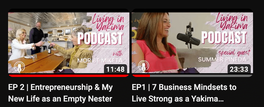 youtube video podcast online marketing moriet miketa Moriet Miketa, local Yakima realtor, started Badass Women in Business video podcast with online marketing