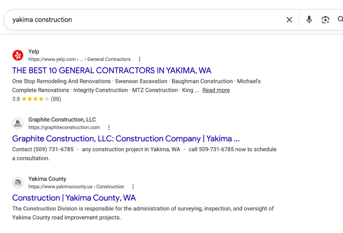Yakima-SEO-copywriting-search-results-examples