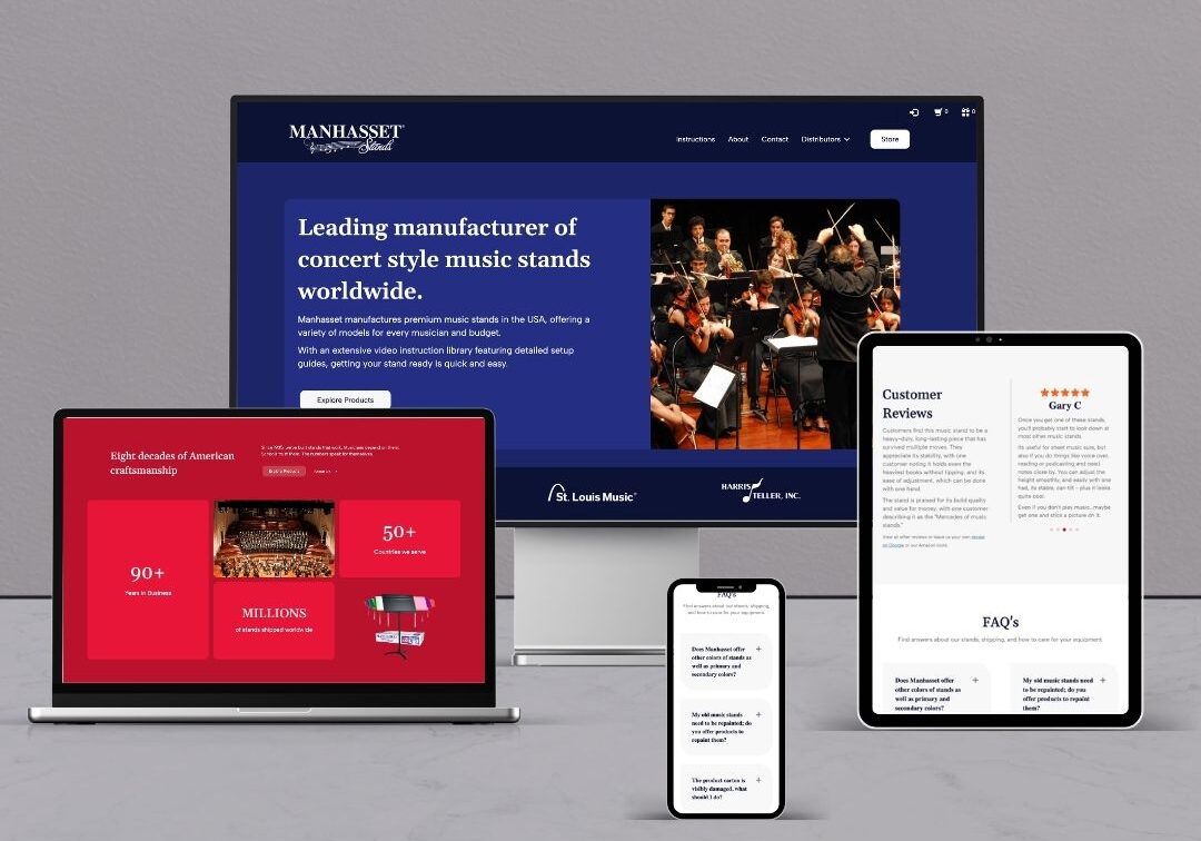 e-commerce website design for manufacturers