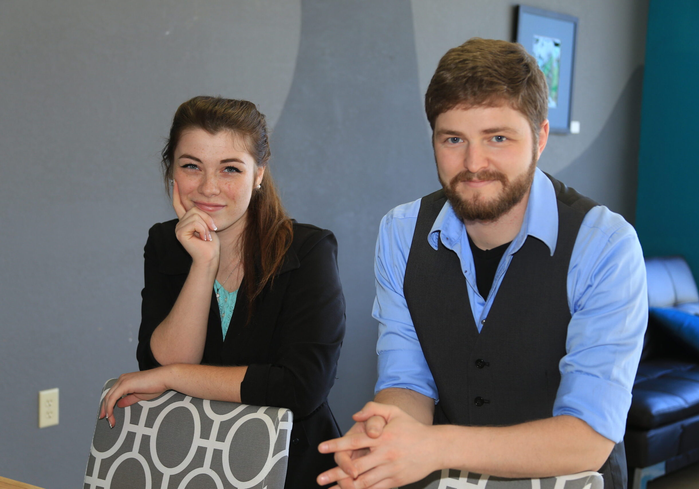 Leah Lakey (19) and Skyler Young (27) in 2015 starting Site Savvy out of a local Yakima co-working space and making daily taco truck runs in between learning new skills and keeping up with the entrepreneurial adventure!